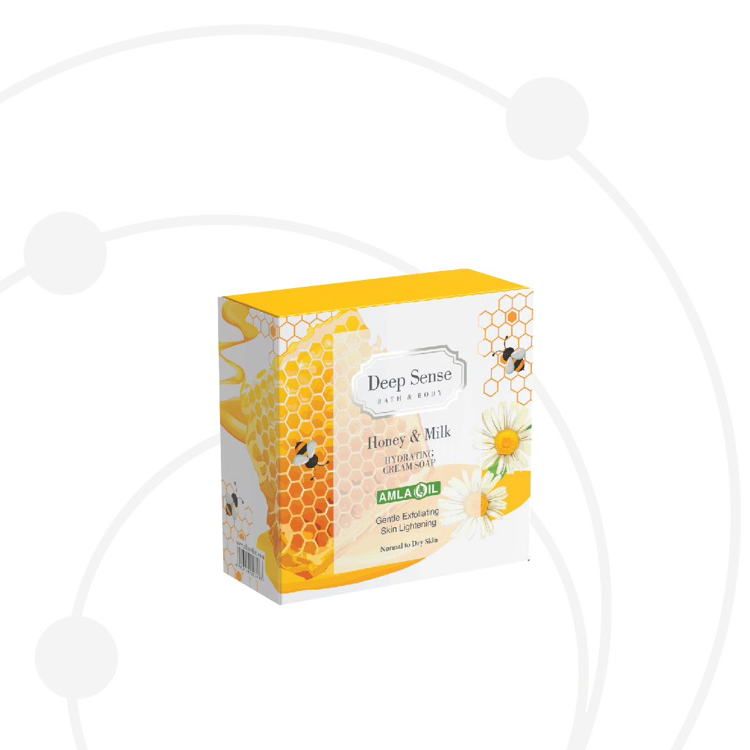 Deep Sense Milk and Honey Moisturizing Creamy Soap